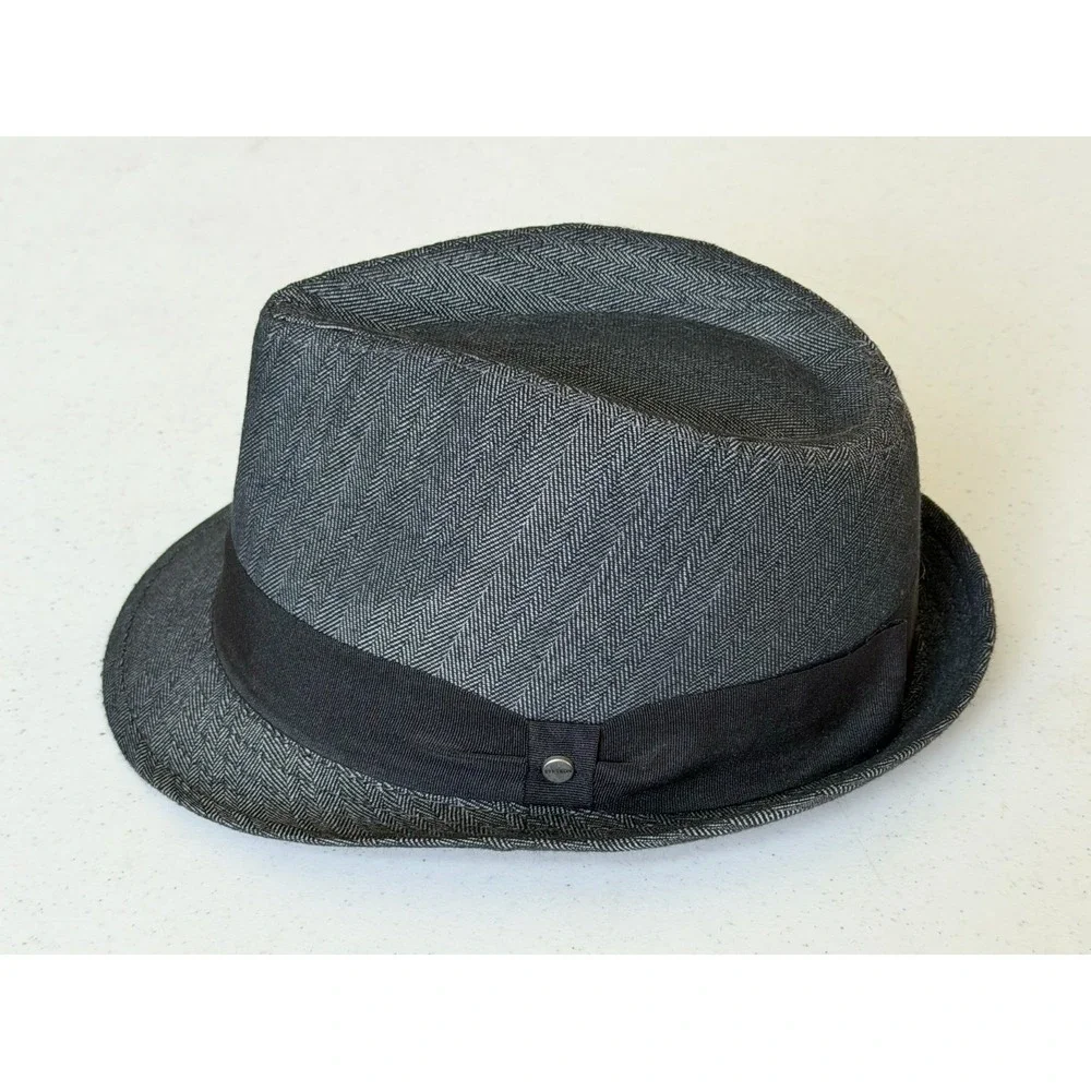 Vintage Stetson Men's Large/X-Large All American Gray Canvas Fedora